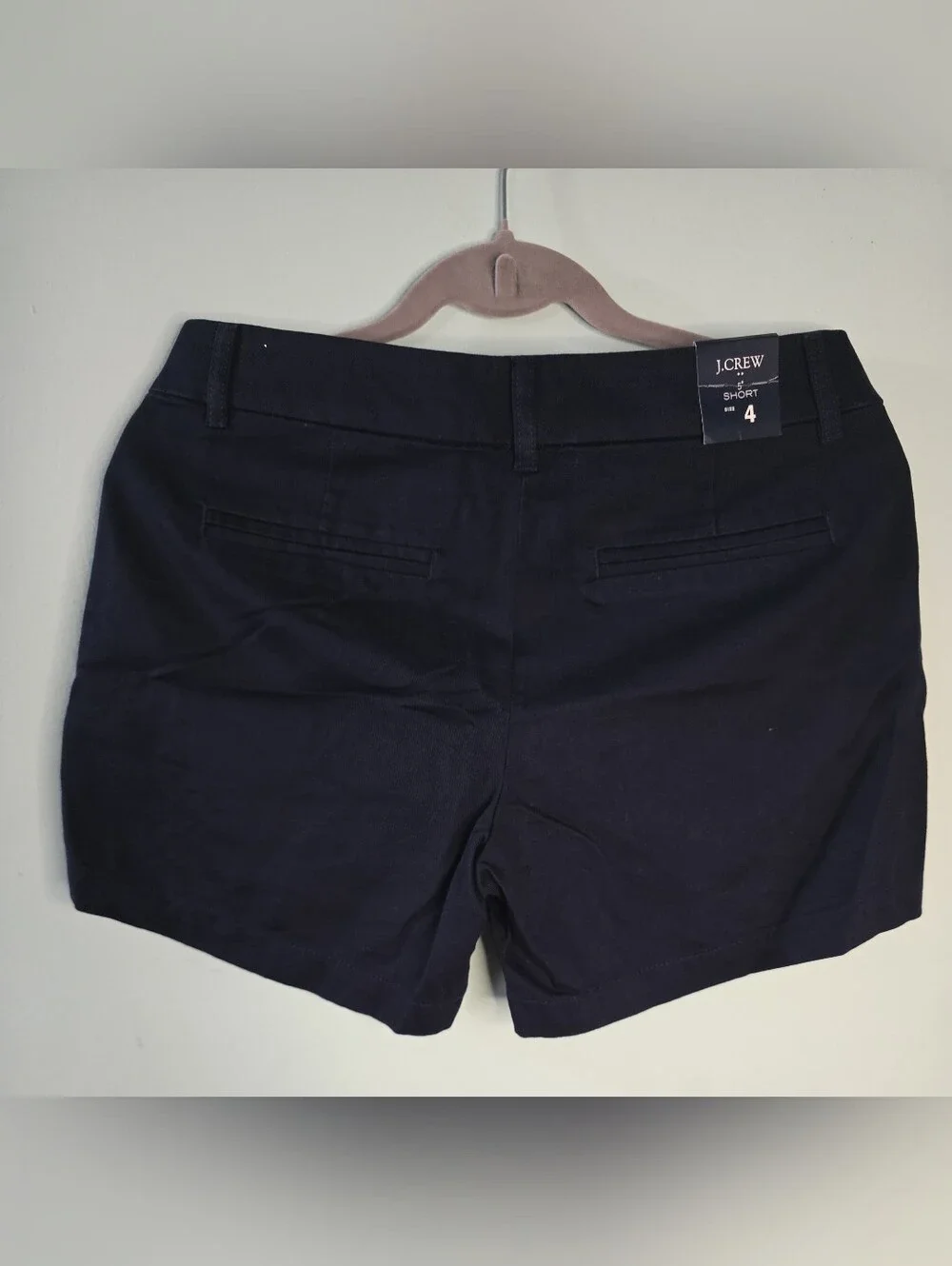 J.CREW Women’s Mid-Rise Navy Chino Shorts 5